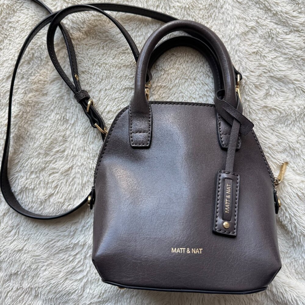 Matt & Nat Gessi Mini Vegan Leather Satchel / Crossbody Bag